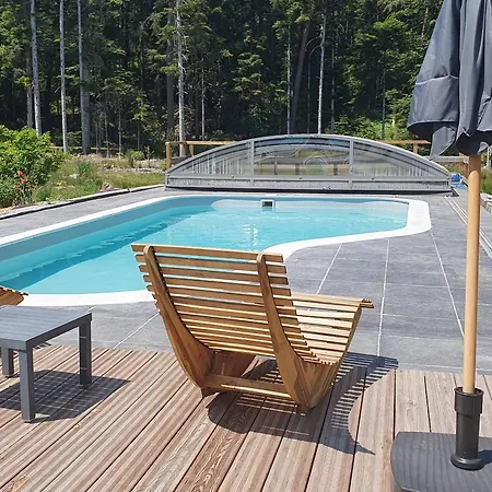 Paisible Avec Piscine, Terrasse Et Wifi En Pleine Foret Pour 4 Pers - Fr-1-589-662 Prázdninový dům *
