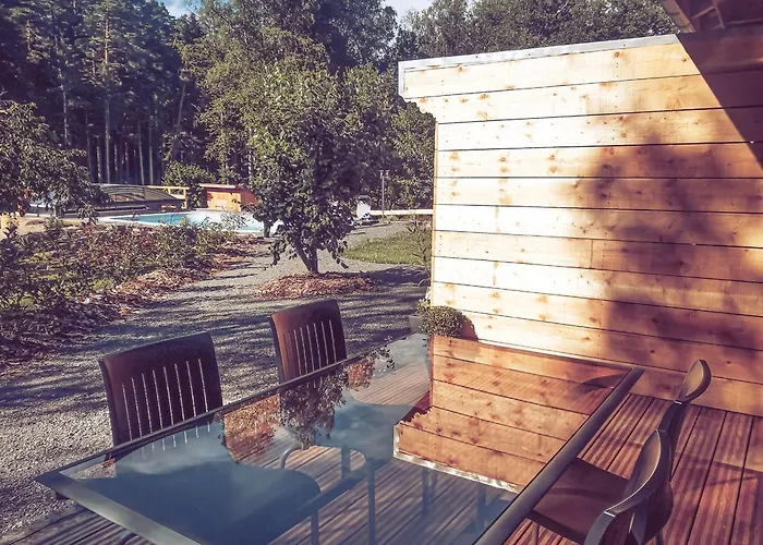 Paisible Avec Piscine, Terrasse Et Wifi En Pleine Foret Pour 4 Pers - Fr-1-589-662 *